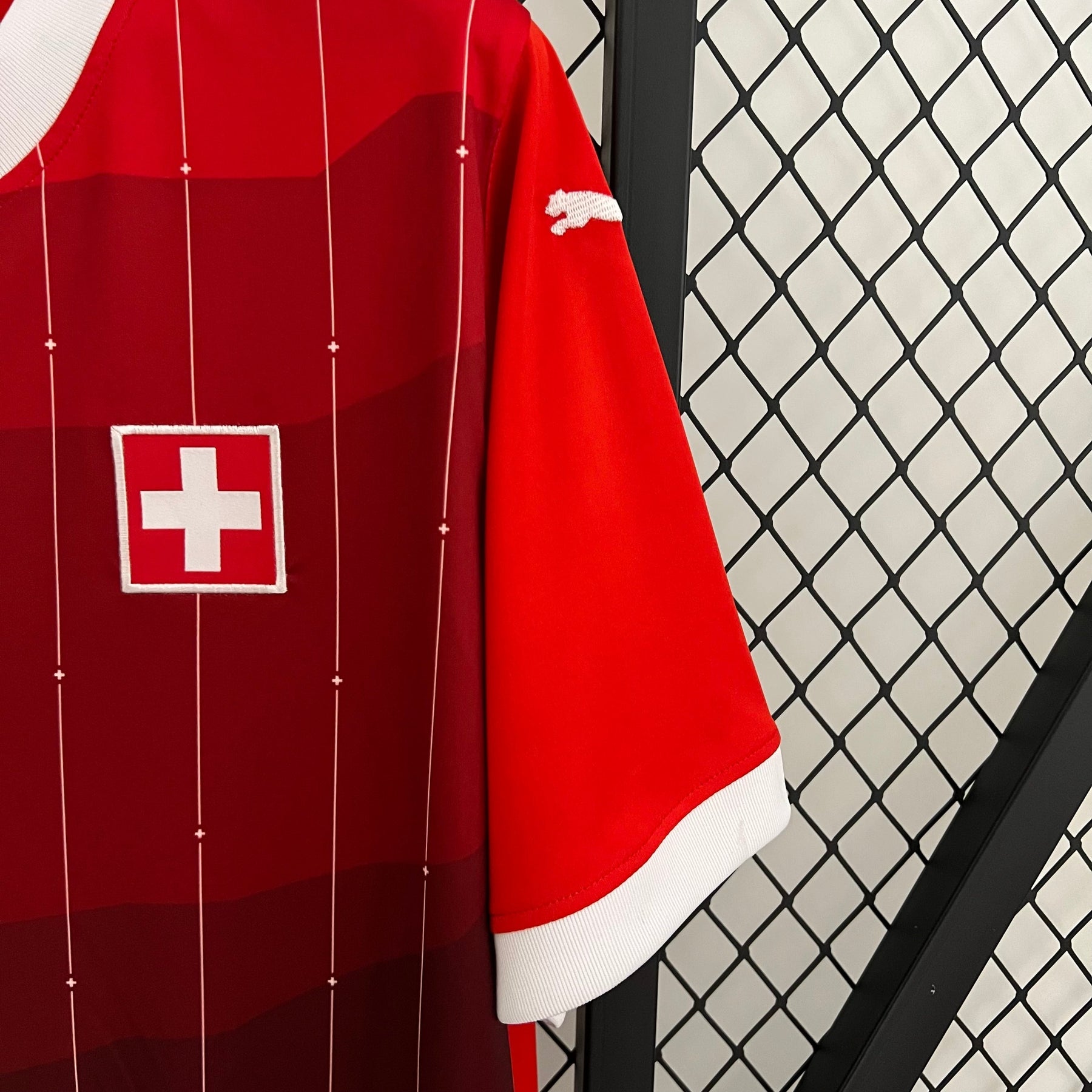 Camisa Suíça Home 2024/25 - Puma Torcedor Masculina - Vermelha