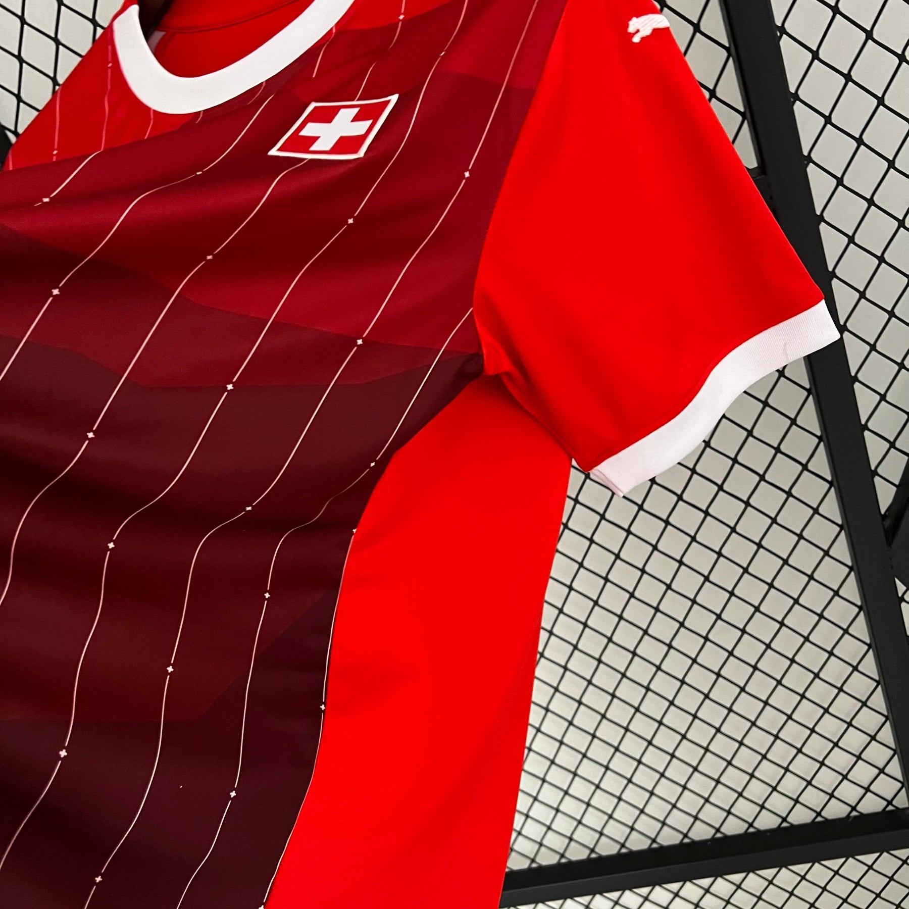 Camisa Suíça Home 2024/25 - Puma Torcedor Masculina - Vermelha